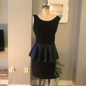 Top & Skirt Faux Leather Set
